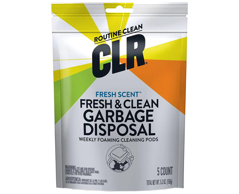 CLR GARBAGE DISPOSAL CLEANER 5 POD POUCH GDC-6