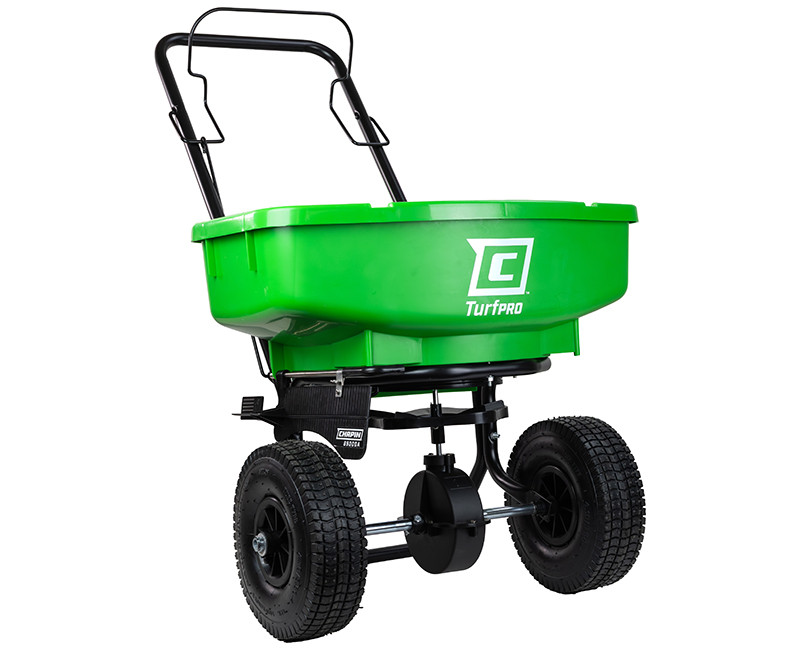 Chapin 80 lb. TurfPro Residential Spreader w/10" pneumatic wheels