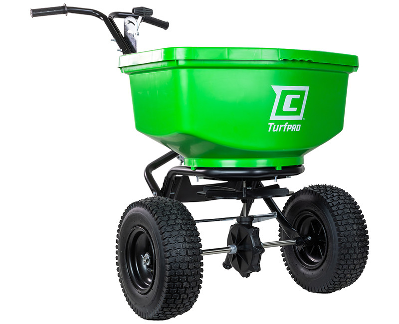 Chapin 100 lb. TurfPro Contractor Spreader w/12" pneumatic wheels