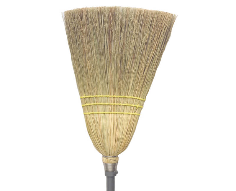 #8 Thrifty Corn Broom - Wood Handle