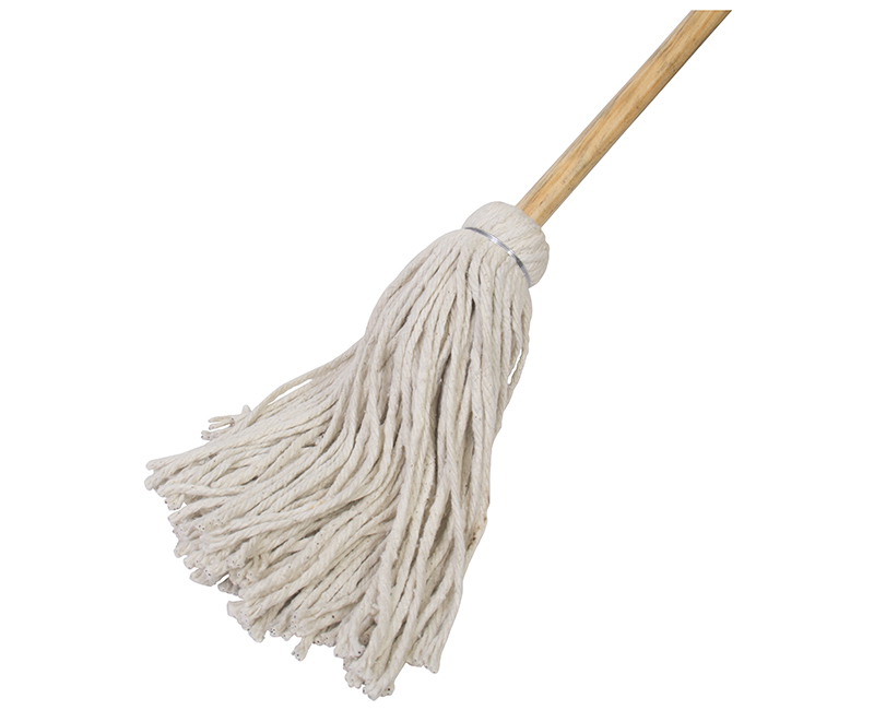 #32 1 PC. Cotton Deck Mop - Wood Handle