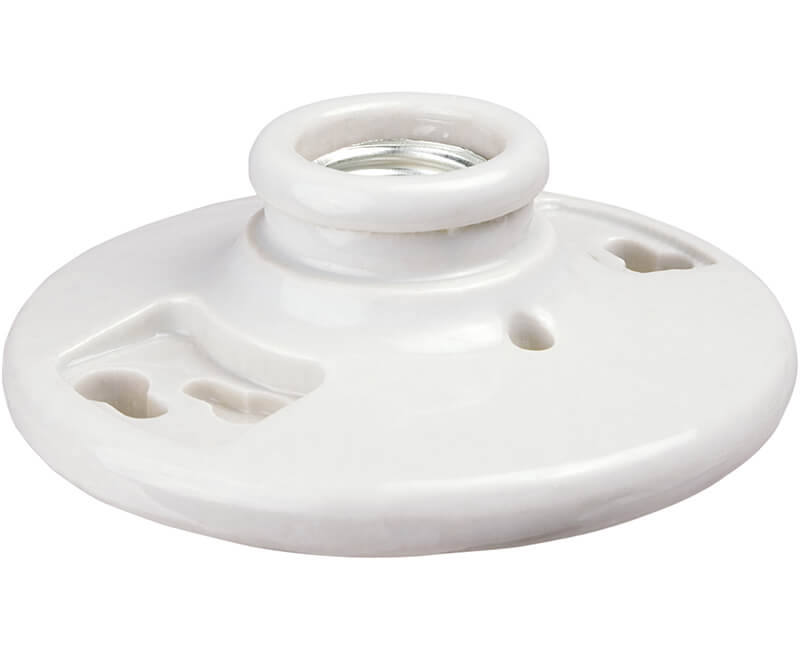 Porcelain Keyless Ceiling Fixture