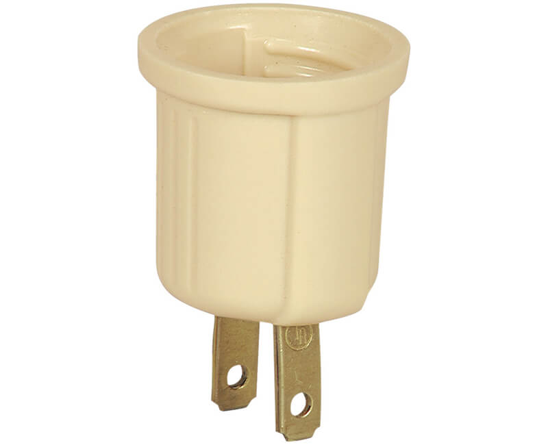 Outlet To One Socket Adapter - Bulk