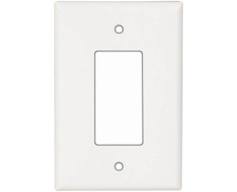 Oversized Decorator Wall Plate - White Bulk