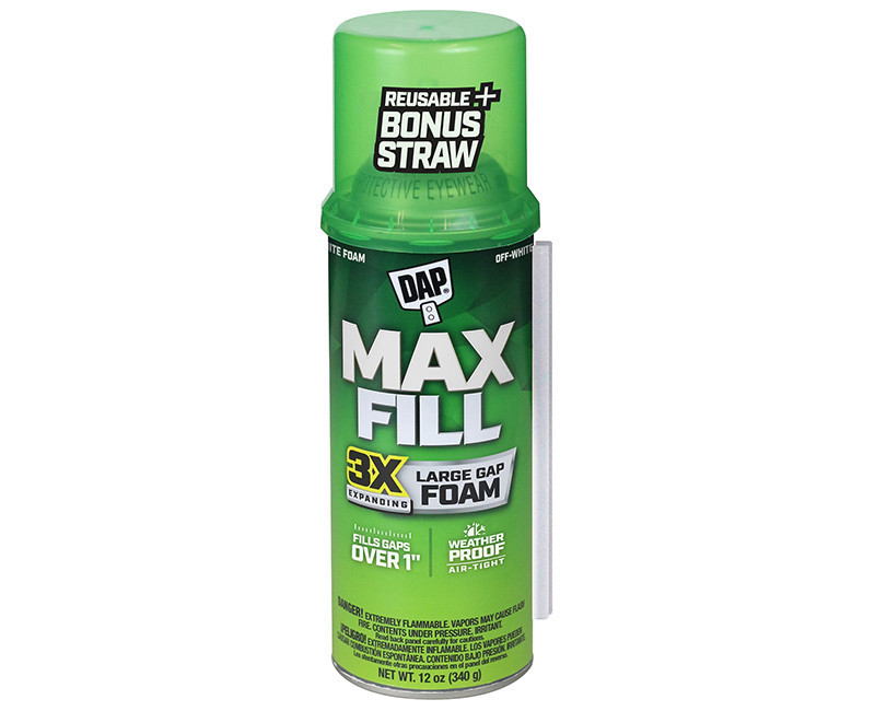 DAP MAX FILL TRIPLE EXPANDING FOAM 12OZ