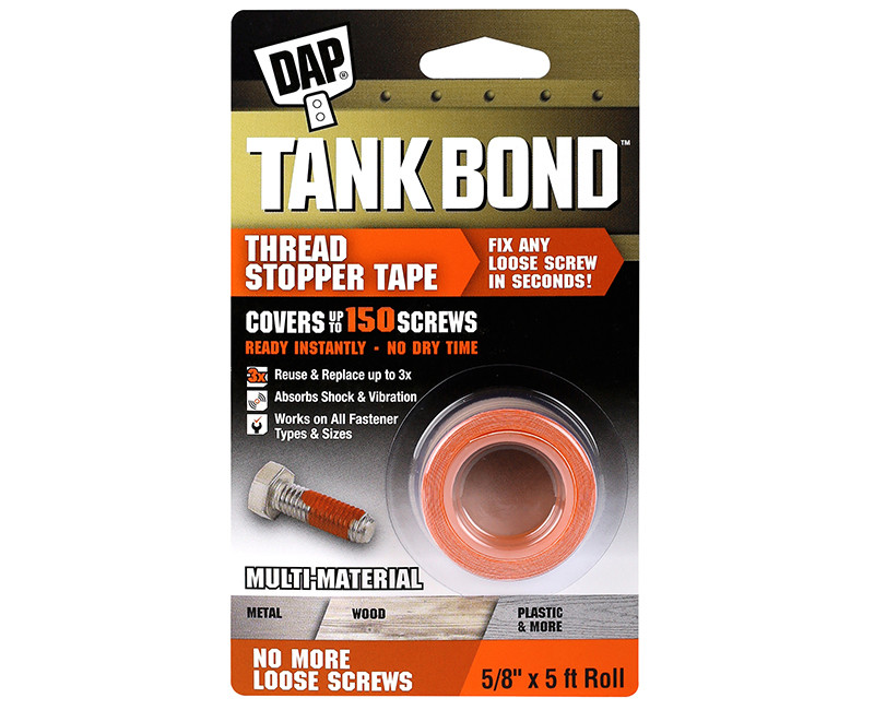 TANK BOND THREAD STOPPER TAPE 5/8" X 5' ORANGE