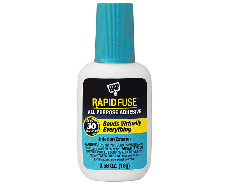 DAP RAPIDFUSE All Purpose Adhesive Brush Applicator (16g) Clear
