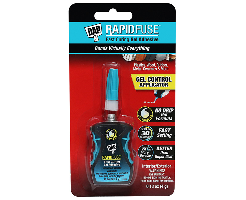 RAPIDFUSE GEL ADHESIVE CONTROL APPLICATOR 0.13 OZ CLEAR