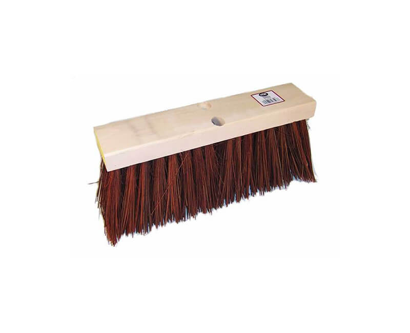 16" Street Broom - 5 1/4" Poly Head Only