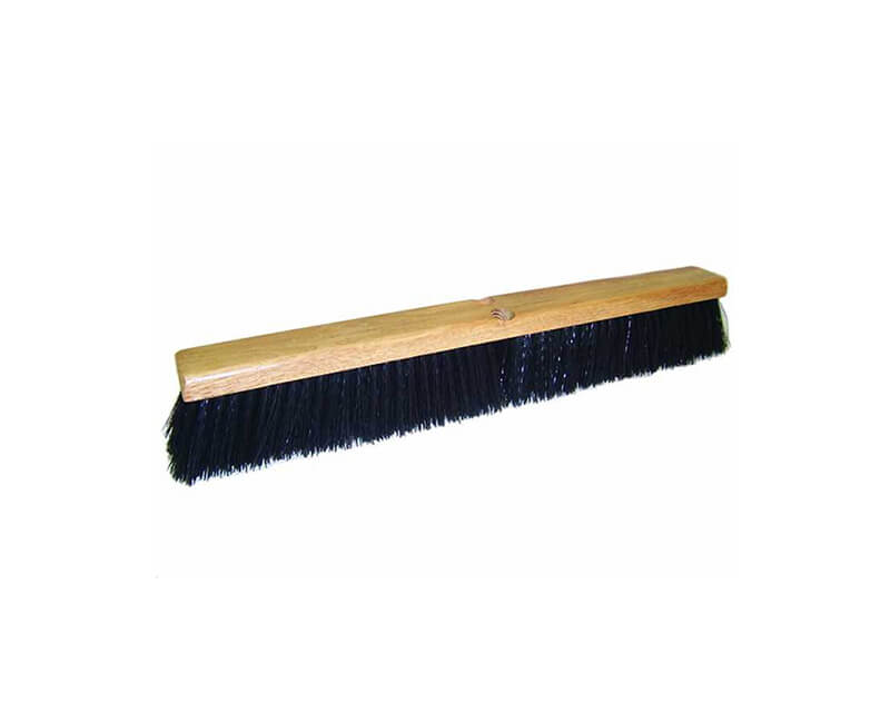 24" Black Poly Floor Sweep - Head Only