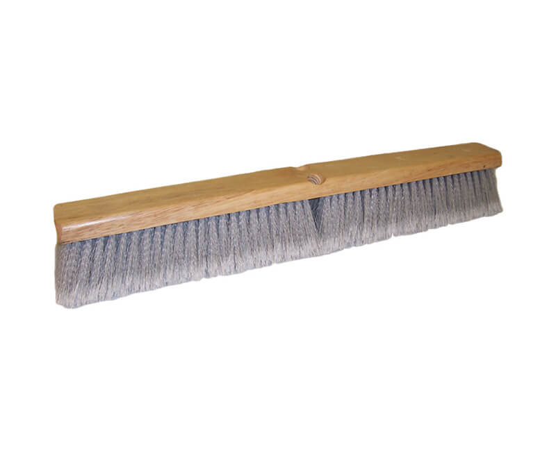 18" Grey Flagged Floor Sweep - Head Only