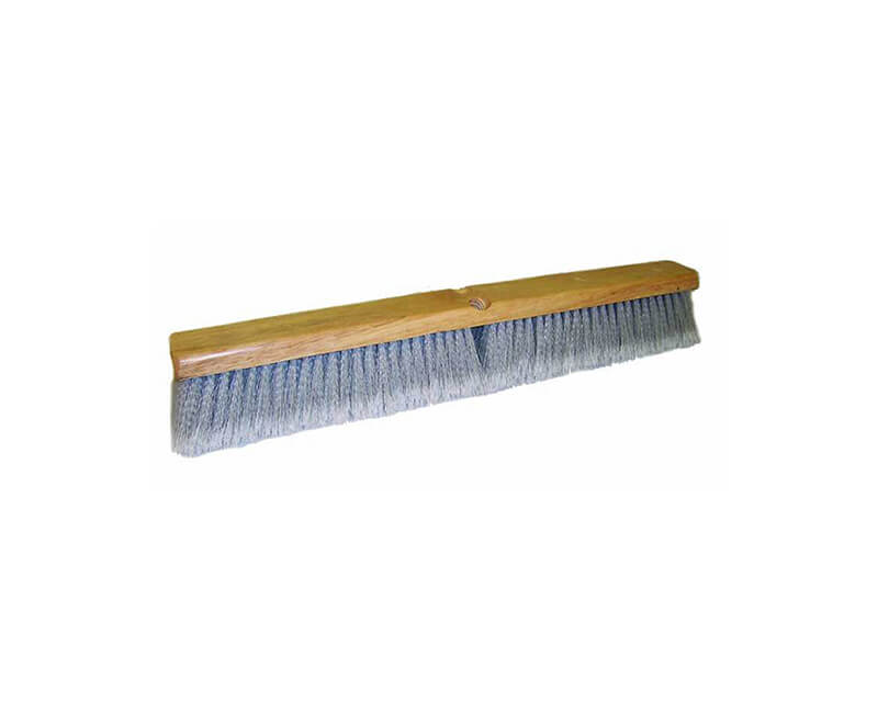 24" Grey Flagged Floor Sweep - Head Only