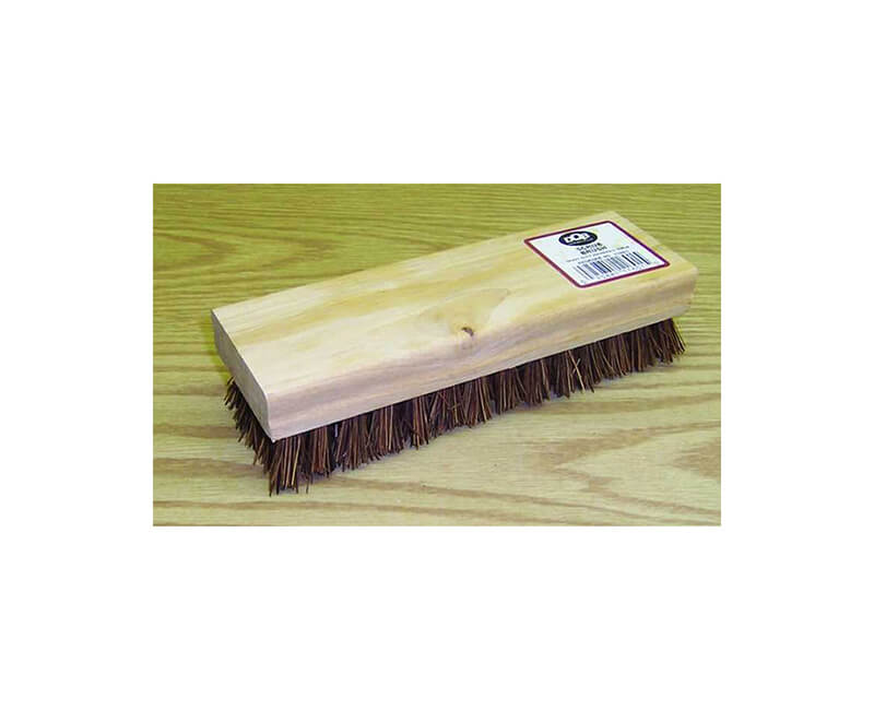 8" White Tampico Square Block Scrub Brush