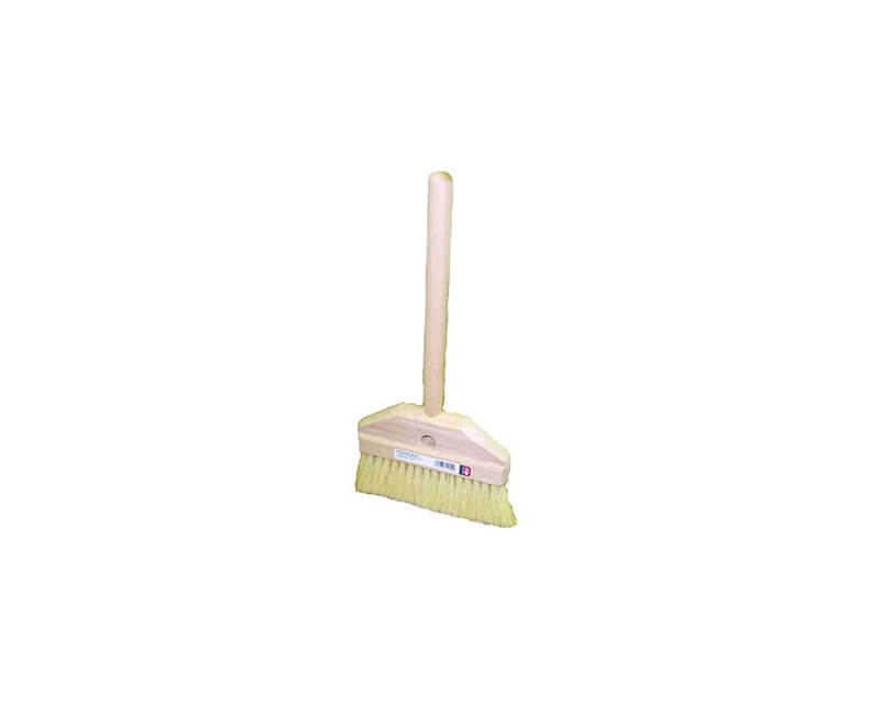 7" White Tampico Acid Brush With 10" Tapered Handle