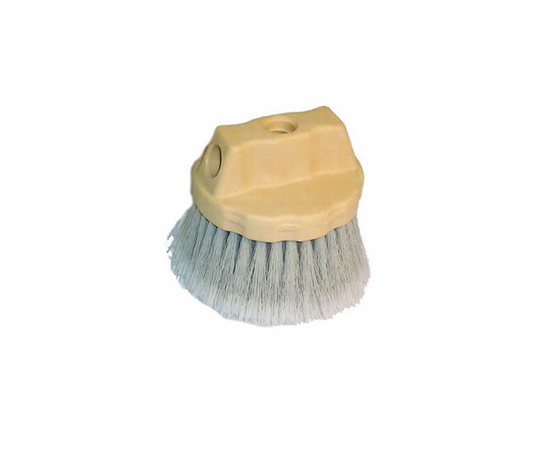 4 1/2" Gray Flagged Window And Vehicle Round Brush