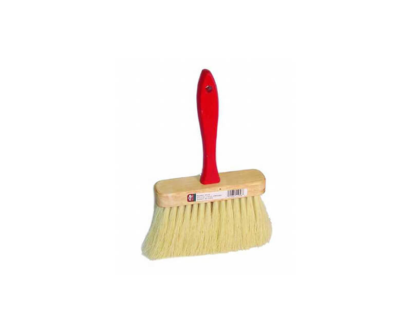 6 1/2" White Tampico Masonry Brush - 5 Row