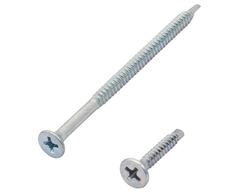 1" Drill Point Zinc Plated Drywall Screws - 1 LB. Box