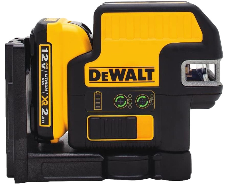 DEWALT 12V 5 SPOT CROSSLINE LASER GREEN