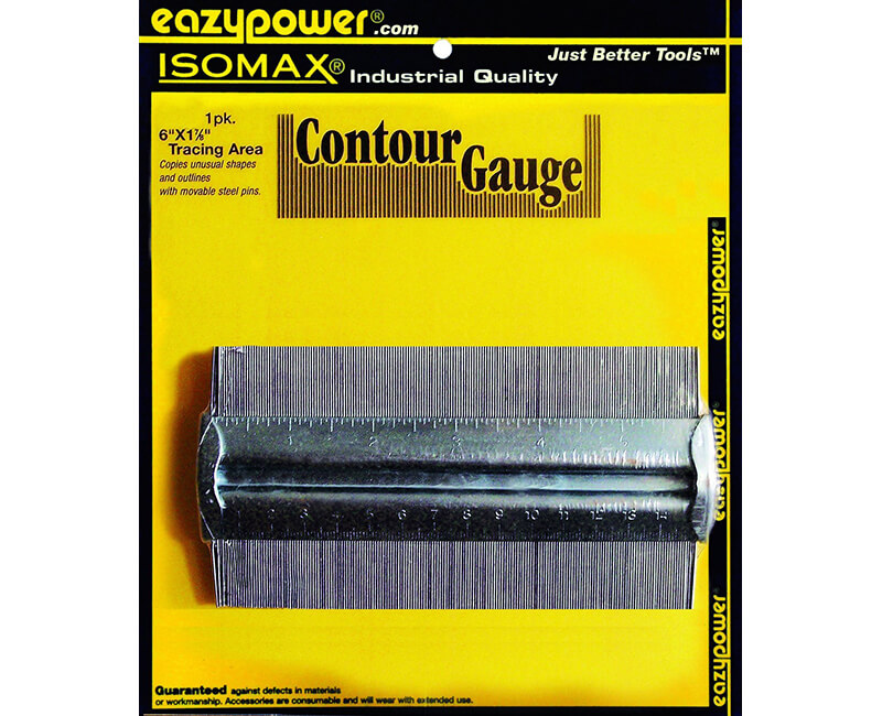 Zinc Plated Contour Gauge - Carded