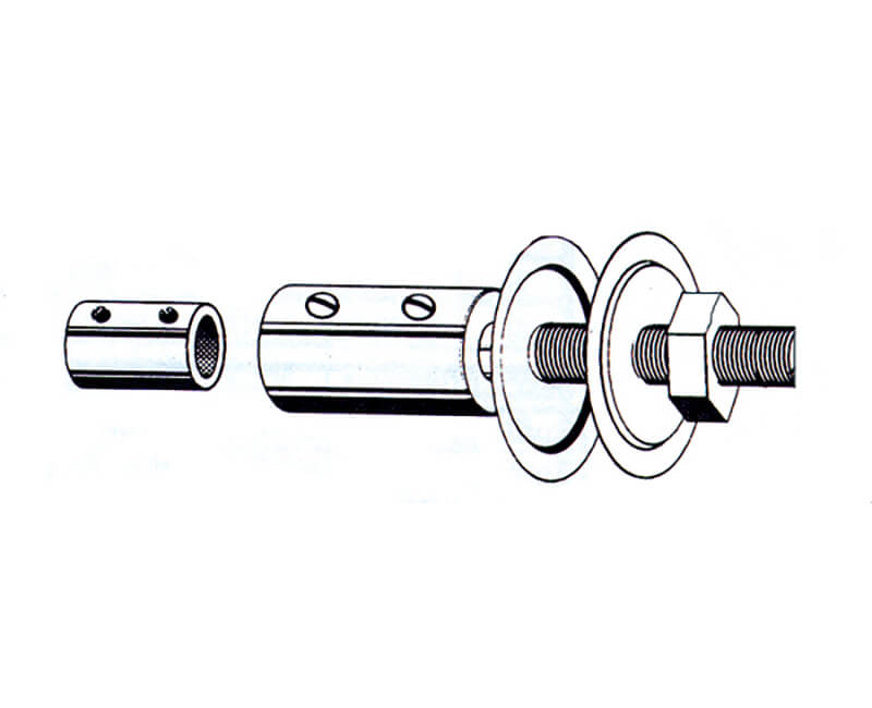 1/2" X 5/8-20" Shank Motor Arbor - Carded