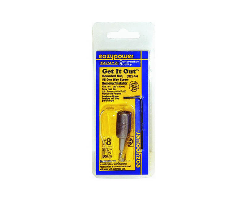 #8 One Way Screw Remover - Carded