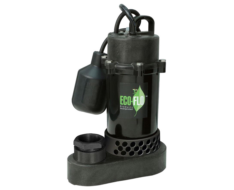 1/2 HP Anodized Aluminum/Thermoplastic Sump Pump W/ Wide Angle Switch