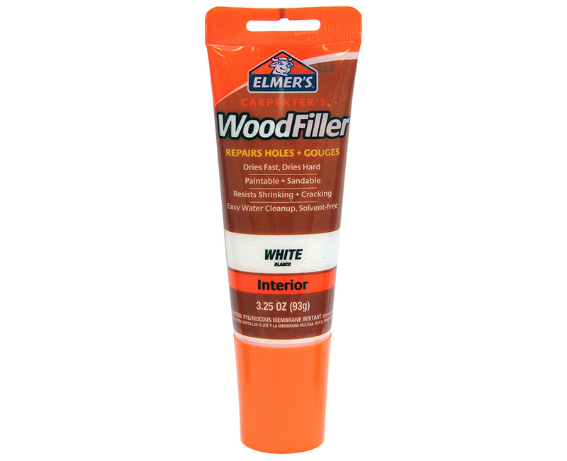 3.25 Oz. Wood Filler Tube - White