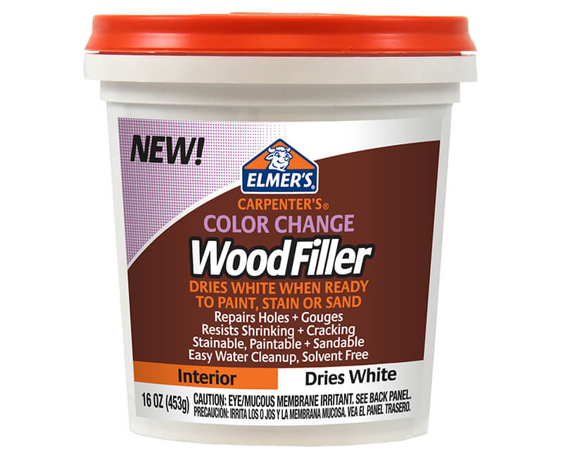 16 Oz. Color Change Interior Wood Filler - White