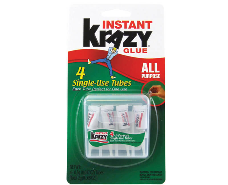 4 Pack All Purpose Krazy Glue Singles