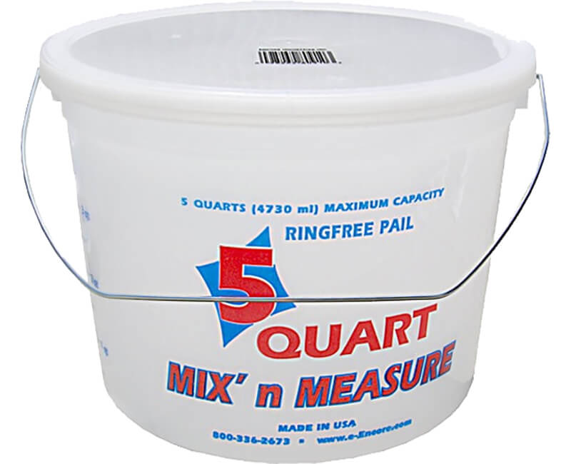 5 Qt. Mix-N-Measure Pail With Wire Handle