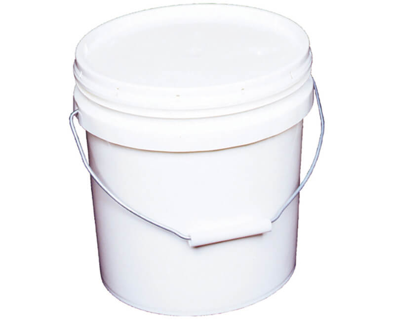 2 GAL. White Industrial Pail