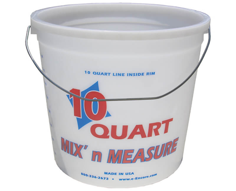 10 Qt. Mix-N-Measure Pail With Wire Handle