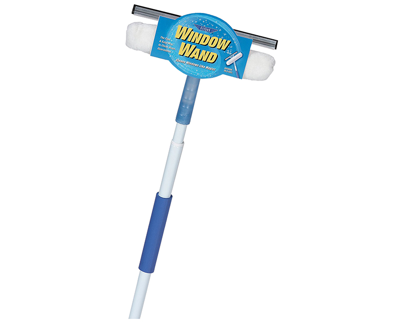 Ettore Window Wand Squeegee & Scrubber