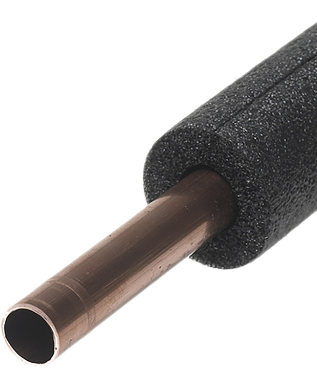 PRE-SLIT POLY FOAM PIPE INSULATION FOR 1/2" COPPER - 5/8" ID, 6' LONG, BULK