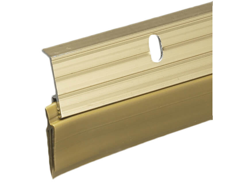 1-5/8" X 36" Aluminum Door Sweep - Gold Finish