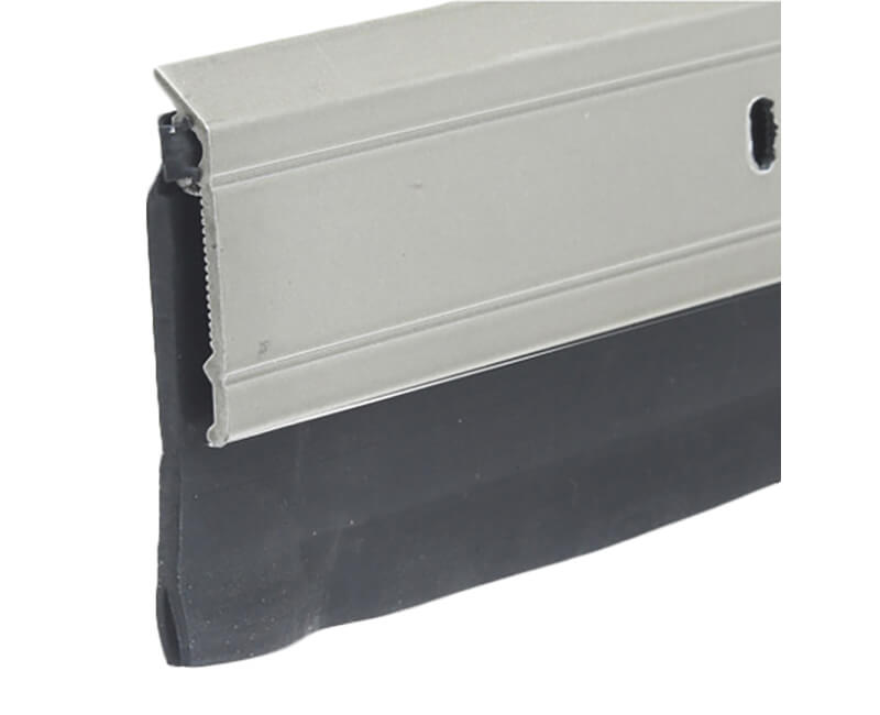 2" X 36" Aluminum Door Sweep - Satin Nickel Finish