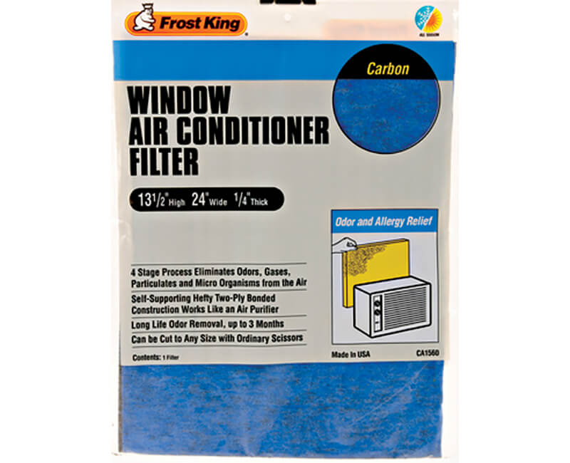 15" X 24" X 1/4" Carbon Air Conditioner Filters