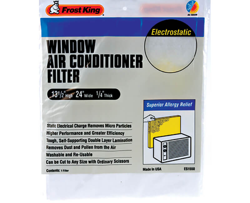 15" X 24" X 1/4" Electrostatic Air Conditioner Filters