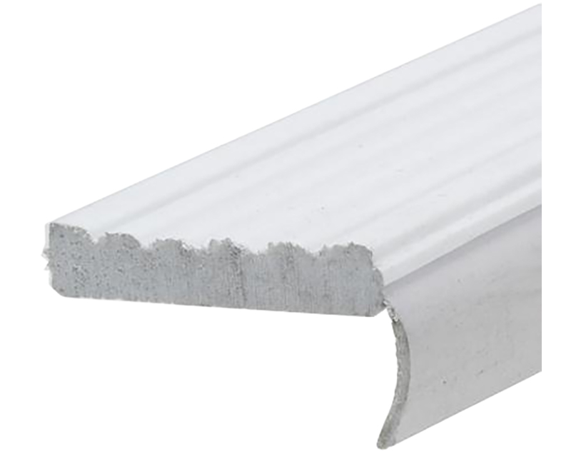 3" x 7' White Garage Door Weatherseal