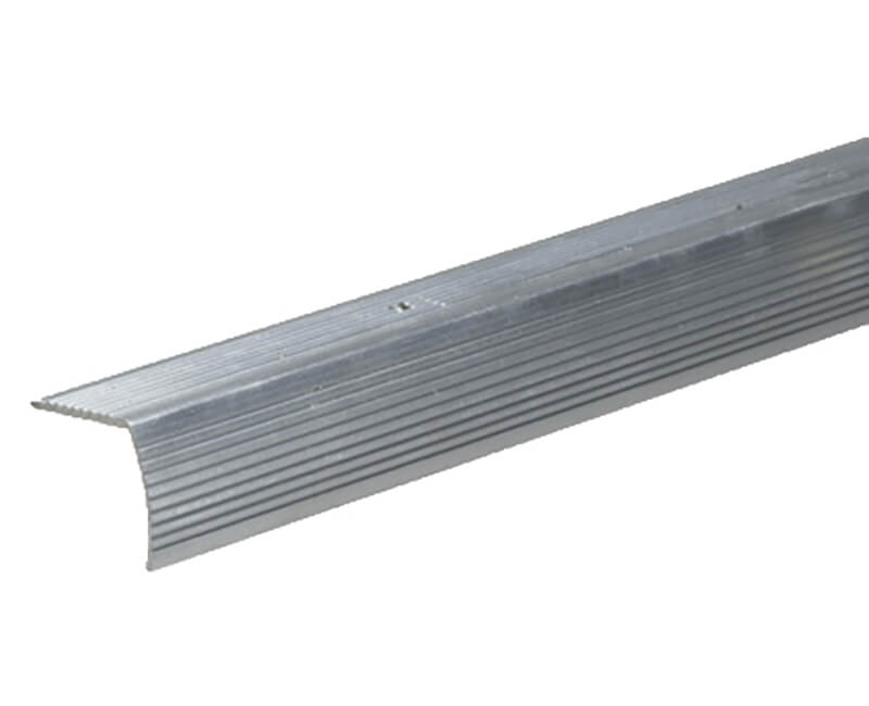 36" Fluted Aluminum Stair Nosing - Mill Finish