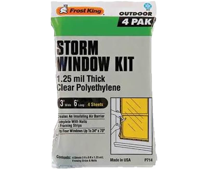 Storm Window Kit - 4 Pack