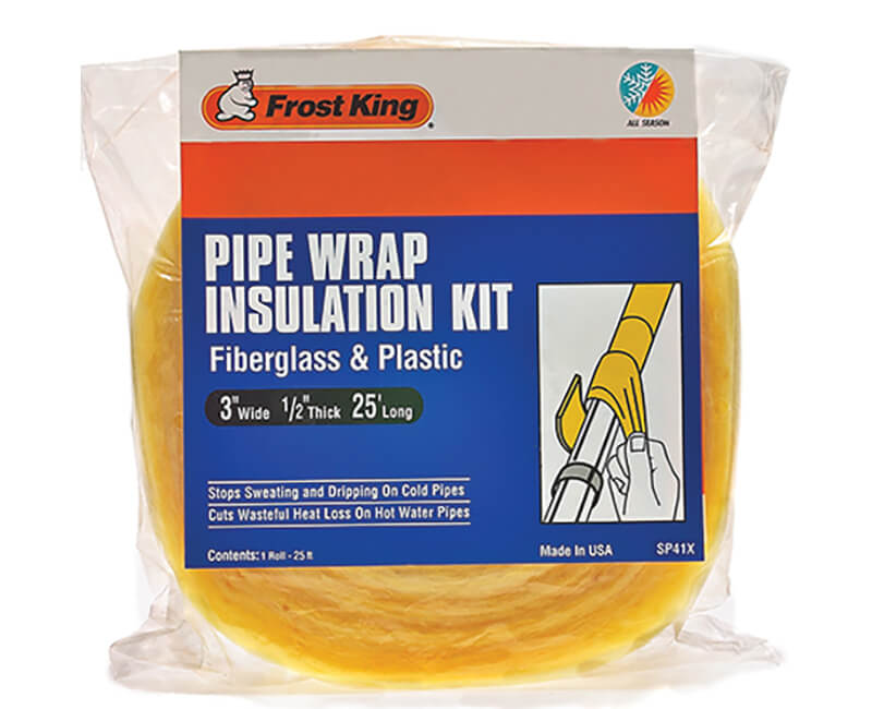 3" X 1/2" X 25' Fiberglass Pipe Wrap Kit