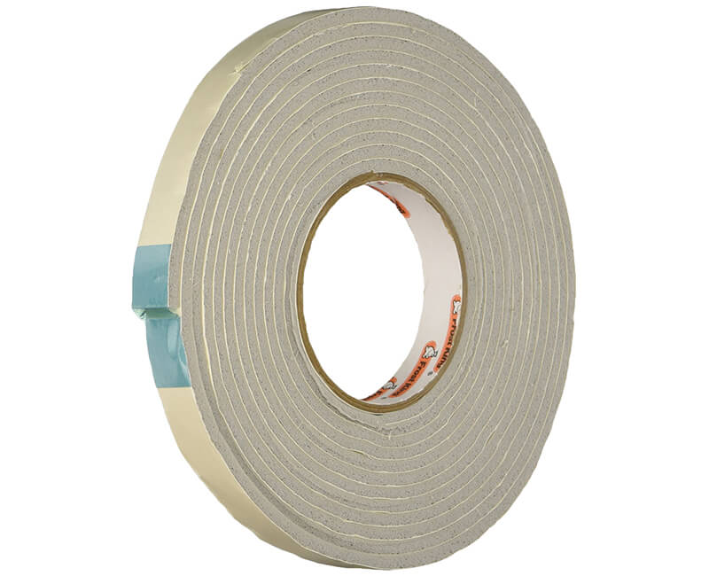 3/4" X 3/16" X 17' Closed Cell Vinyl Foam Tape