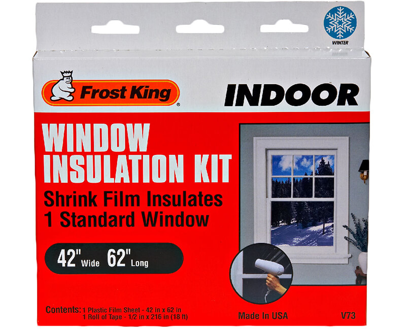 42" X 62" Indoor Shrink Window Kit - 1 Sheet