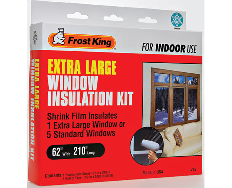 62" X 210" Inside Shrink Window Kit - 1 Sheet