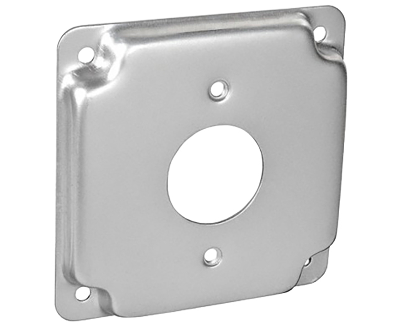 4" SQUARE 1900 RAISED COVER 1 SINGLE AC