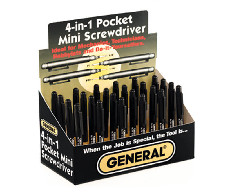 4-In-1 Mini Screwdriver Merchandiser