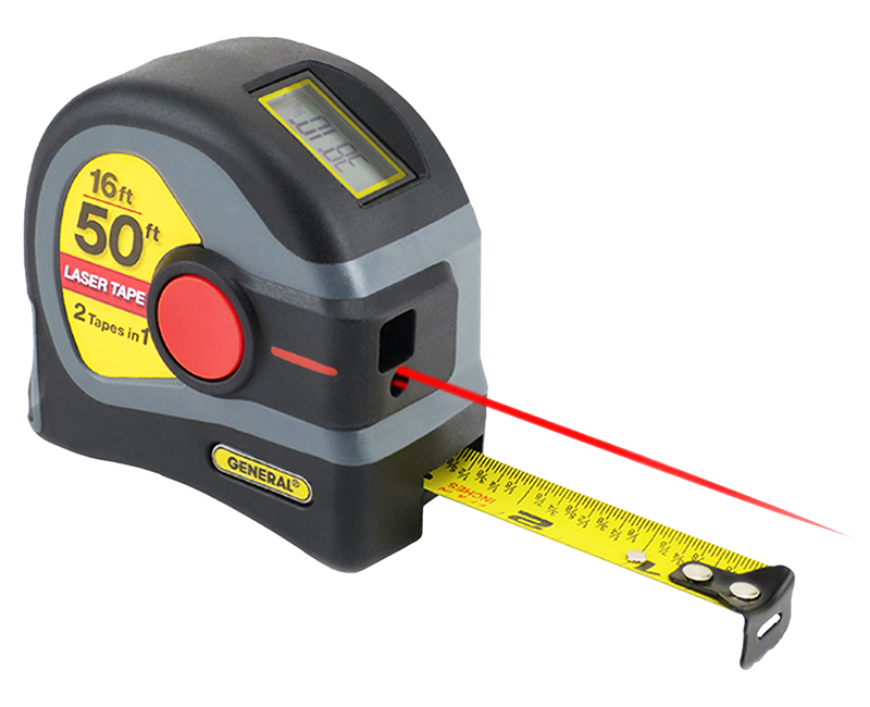 50' Laser & 16' Tape Measure