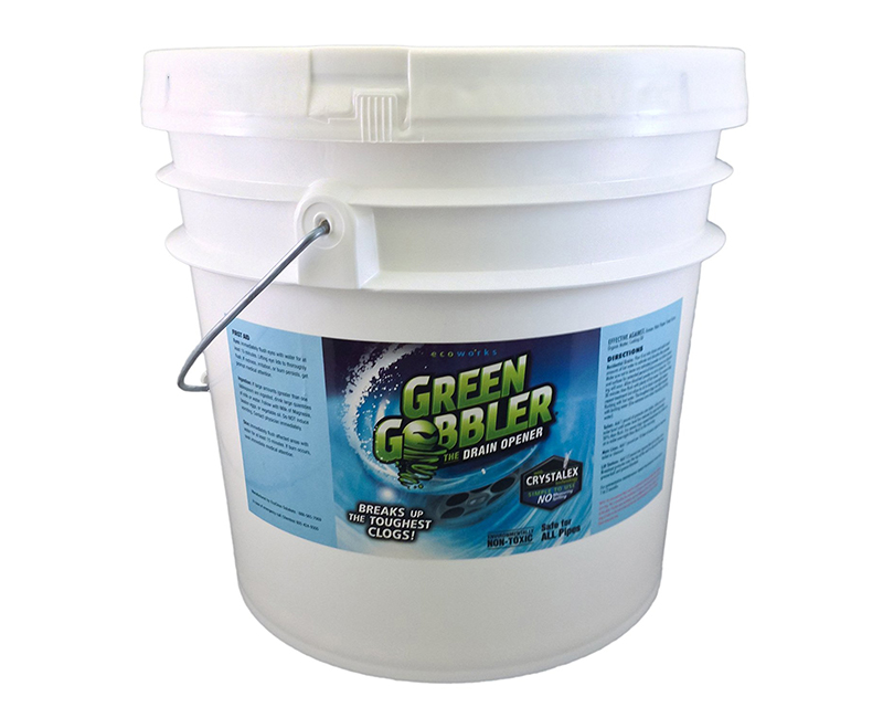 Green Gobbler Drain Opener Commercial Pail - 50 Lb.