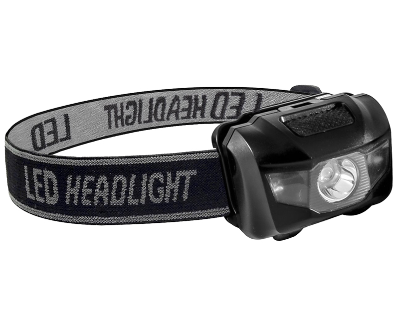 Black 3 Way Pro Headlight - 3 Watt